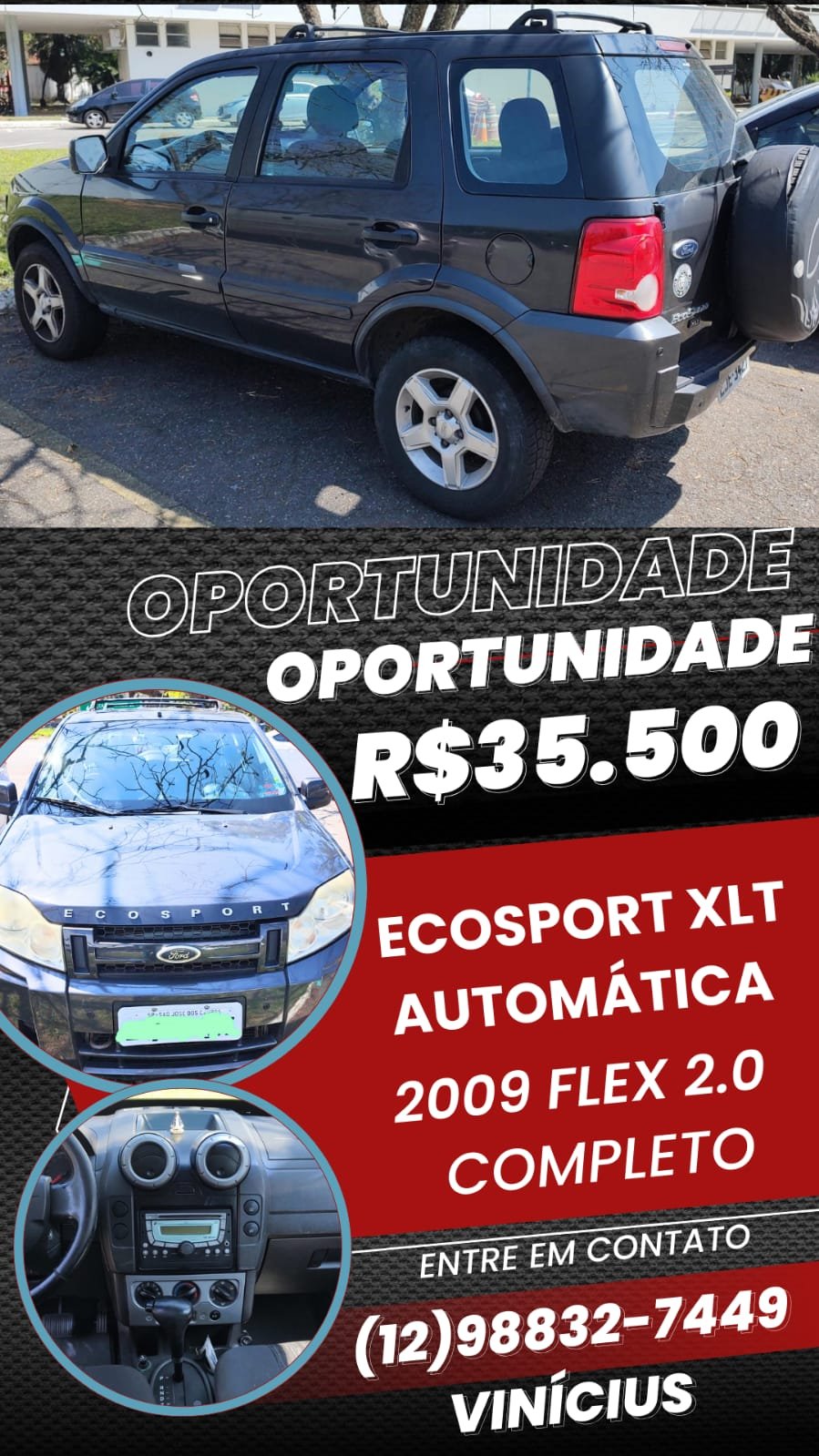 Ecosport XLT automático 2.0 2009